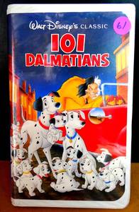 lot 61 image: RARE BLACK DIAMOND COLLECTION - DISNEY 101 Dalmatians (VHS, 1992)
