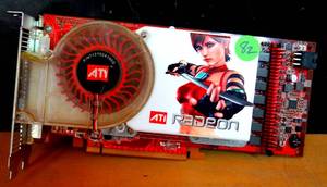 lot 82 image: ATI Tech ATI Radeon X1900XT 512MB Dual DVI PCI Express Video Graphics Card for MAC Pro $$$