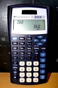 lot 83 image: Texas Instuments Solar Calculator TI 30X iis - TESTEDWORKS