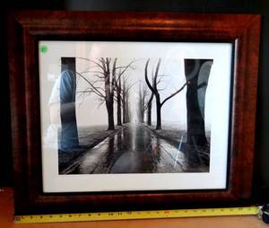 lot 85 image: Larry Silver JOGGER, 1979 Print, 20 x 16 inches In Wooden Frame (21.5 X 25) $$$