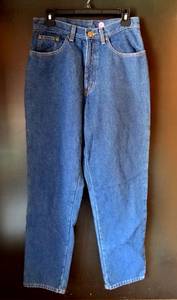 lot 89 image: L.L. Bean Double L Blue Jeans Flannel Lined Relaxed Fit Womens - SIZE 10