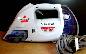 lot 98 image: Bissell Spotlifter Powerbrush Handheld Deep Cleaner Vacuum Model 1716  - TESTEDWORKS