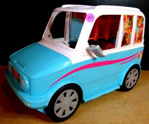 lot 103 image: Barbie Ultimate Puppy Mobile Camper Vehicle Expandable