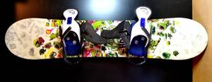 lot 118 image: RARE BURTON Chopper 20092010 SNOWBOARD & BINDINGS $$$
