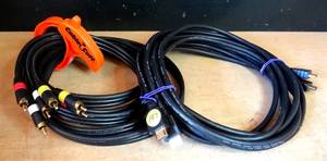 lot 147 image: AV CABLES AND HDMI CABLES