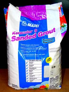 lot 158 image: MAPEI Keracolor Sanded 10-Lb WHITE Sanded Grout - NEWSEALED