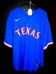 lot 159 image: Nike Mens Joey Gallo Texas Rangers Sewn On Name And Number Player Jersey - Royal Blue - SIZE 2 XL $$$