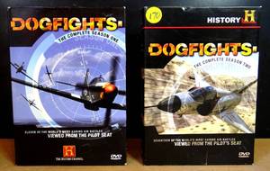 lot 170 image: THE HISTORY CHANNELL - COLLECTION OF 9 DVDs DOGFIGHTS IN 2 SETSSEASON 1 & 2