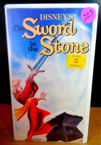 lot 223 image: Disneys The Sword in the Stone - Black Diamond Classic (VHS, 1998)