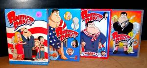 lot 241 image: AMERICAN DAD DVD COLLECTION - SEASON 1 THRU 4 (11 DISKS)