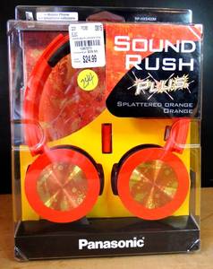lot 244 image: PANASONIC SOUND RUSH PLUS HEADPHONES - NEWSEALED