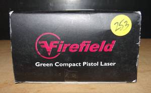 lot 253 image: FIREFIELD GREEN COMPACT PISTOL LASER - NEW IN BOX