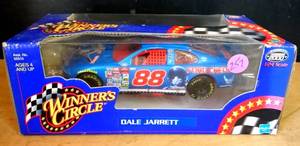lot 257 image: 2000 Winners Circle Hasbro 124 88 Dale Jarrett Die Cast Car Ford Credit NEW