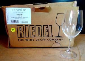 lot 259 image: Riedel Ouverture Red Wine Glasses - LOT OF 6