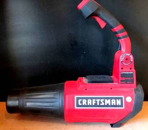 lot 284 image: NEW Craftsman 98836 60V MAX Cordless Axial Flow Blower Unit Only - $$$