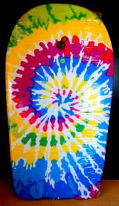 lot 292 image: TIE DYE BODY BOARD - 33 NEWSEALED