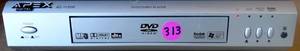 lot 313 image: APEX model AD-1130W DVD Player - POWER TESTED GOOD