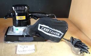 lot 328 image: Vintage Craftsman Commercial Dual Action Sander 315.11680 - TESTEDWORKS