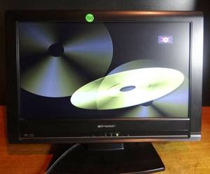 lot 335 image: EMERSON HDTV WITH BUILT IN DVD AND WALL ATTACHMENT - TESTEDWORKS