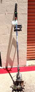 lot 346 image: RARE VINTAGE MOE HOE ELECTRIC GARDEN TILLER - WORKS $$