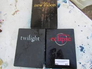 lot 62 image: 3 mint condition twilight movies