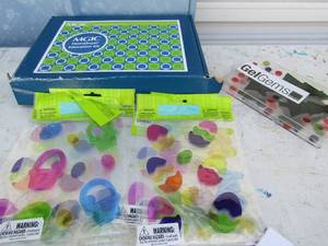lot 83 image: Box full of window clings for Easter and forth of July