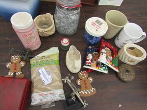 lot 121 image: Misc.- beads, cups, picture frames and more
