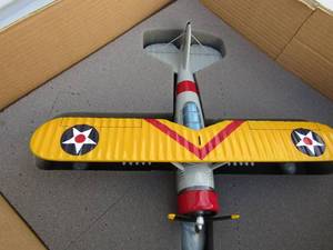 lot 152 image: J2F-2A 1198 Air Craft model plane with stand 13x14