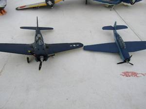 lot 202 image: 2 NAVY blue planes #127 jet flyers