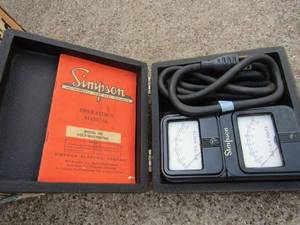 lot 21 image: Simpson VOLT  Watts meter appears to be new in box     Sears power router
