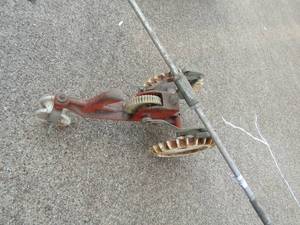 lot 226 image: Vintage metal traveling tractor sprinkler