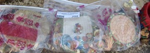 lot 252 image: MINI POTTERY TEA SETS & PLAY SETS   3 BAGS