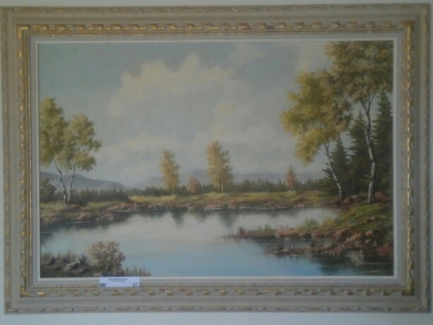 lot 27 image: Oil Painting