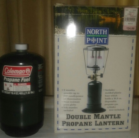 lot 31 image: Propane Lantern Lamp