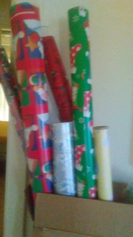 lot 47 image: Christmas Wrapping Paper Dec  Boxes