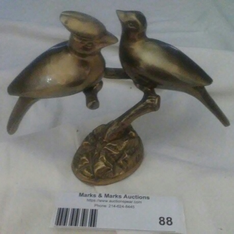 lot 88 image: Brass Bird
