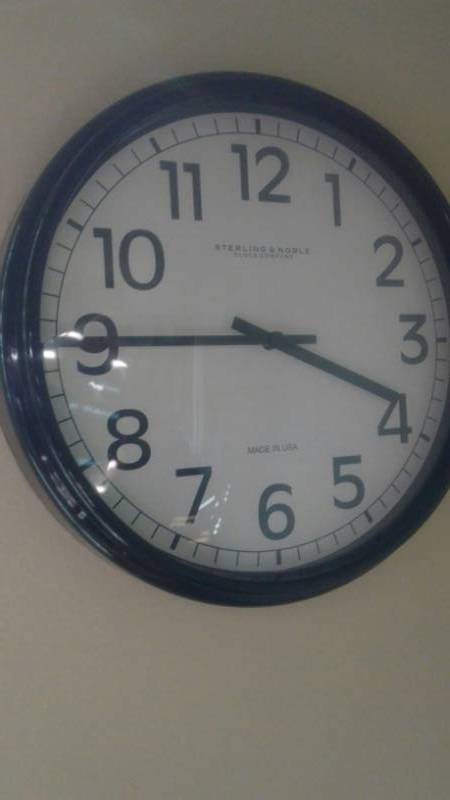 lot 107 image: Sterling & Nobel Wall Clock