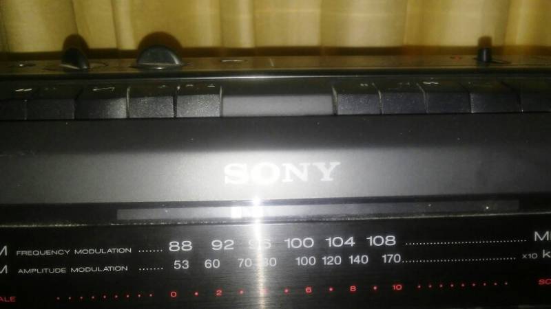 lot 37 image: Sony Radio Cassette-Corder