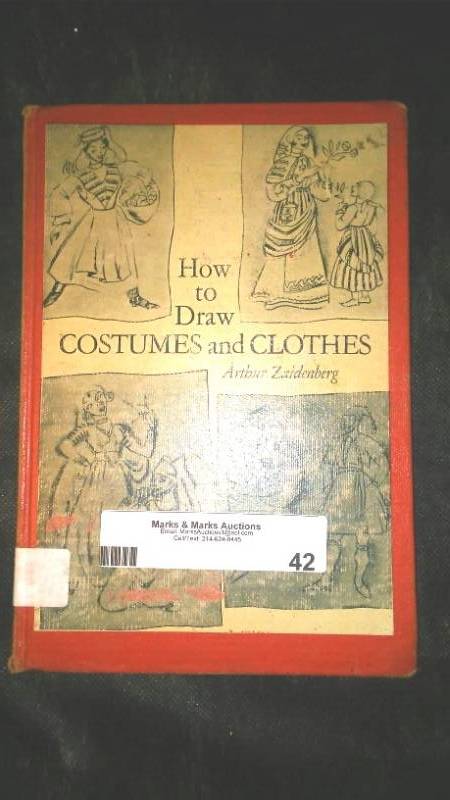 lot 42 image: How to Draw Costumes and Clothes