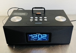 lot 27 image: iHome Bluetooth Alarm Clock With Easy Docking Compatibility Model #iD84