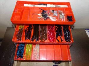 lot 35 image: Adventurer Tackle Box With Assorted Tackle
