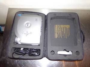 lot 44 image: Dell 1200 MPDlP Projector with Cord, Carry Case and Remote Model #1200MP