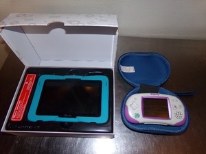 lot 54 image: Kurio S7 KD Interactive Tablet (No Charger) & Leapfrog Handheld Game
