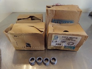lot 66 image: AI & Regal Plastic Insulating Bushings .5 Approximately 400 Pieces