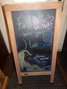 lot 98 image: ChalkBoard Sandwich Board