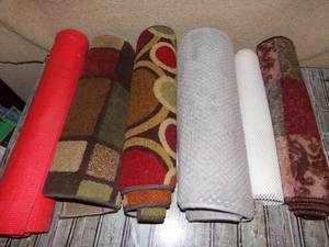 lot 151 image: 6 Assorted Small BathroomArea Rugs