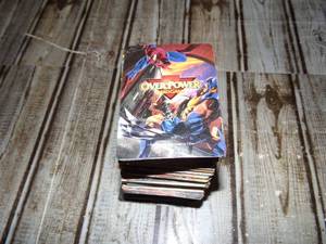 lot 158 image: Marvel Over Power Game Cards 1995