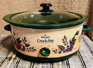 lot 205 image: Rival Crock Pot Stoneware Slow Cooker