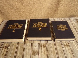 lot 251 image: The Volume Library 1 & 2 and The Volume Library Yearbook 1997 (3 Books Total)