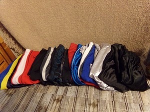 lot 292 image: Basket Ball Shorts Nikes, Adidas & Big Daddy, LU, AND1, Sports Tech, NBA Fashion & Trust